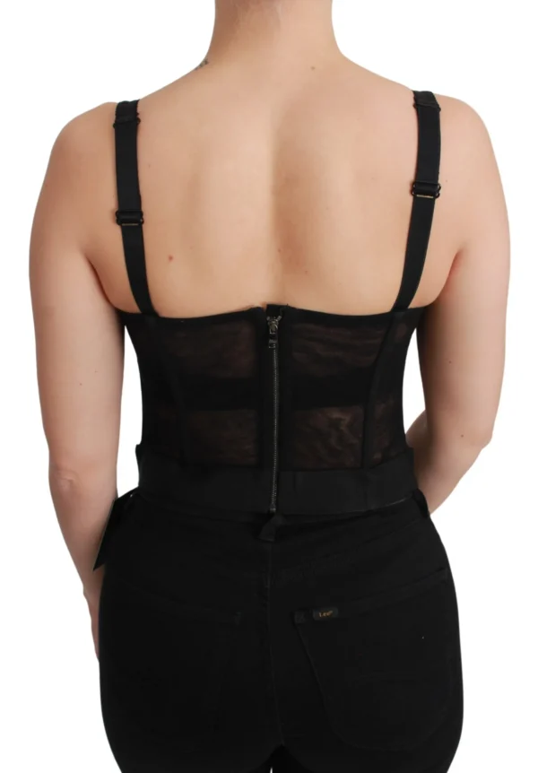 Dolce & Gabbana Women's Elegant Sleeveless Bustier Corset Top
