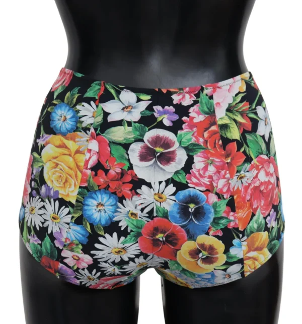 Dolce & Gabbana Women's Floral High Waist Bikini Bottom