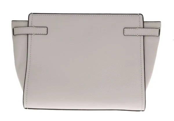 Michael Kors Women's Chic White Leather CASSIE Shoulder Bag