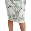 Dolce & Gabbana Women's Enchanted Forest Midi High-Waist Skirt
