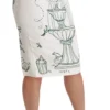 Dolce & Gabbana Women's Enchanted Forest Midi High-Waist Skirt
