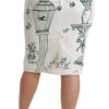 Dolce & Gabbana Women's Enchanted Forest Midi High-Waist Skirt