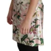 Dolce & Gabbana Women's Floral A-Line Mini Silk Dress in Pink