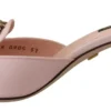 Dolce & Gabbana Women's Elegant Pink Silk Slide Sandals