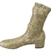 Dolce & Gabbana Women's Golden Elegance Ankle Boots