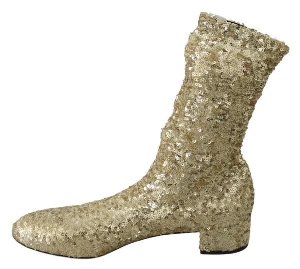 Dolce & Gabbana Women's Golden Elegance Ankle Boots