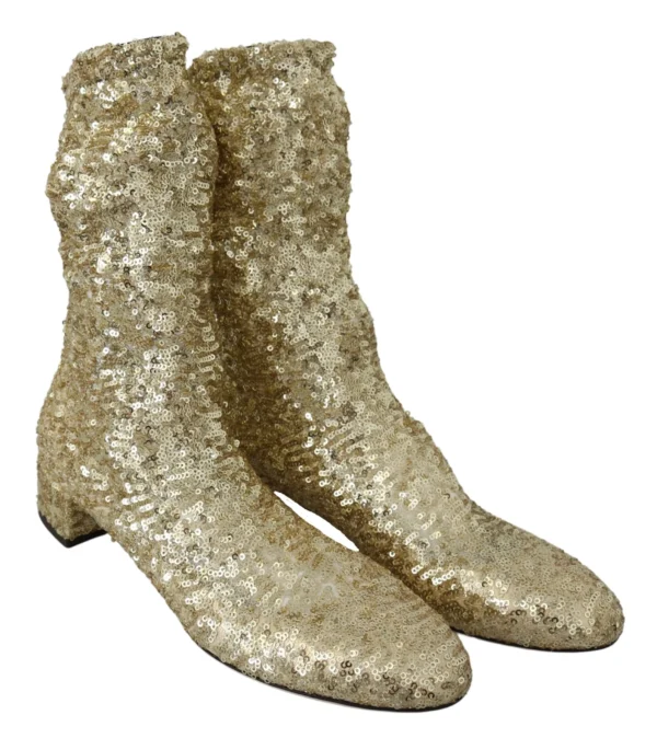 Dolce & Gabbana Women's Golden Elegance Ankle Boots