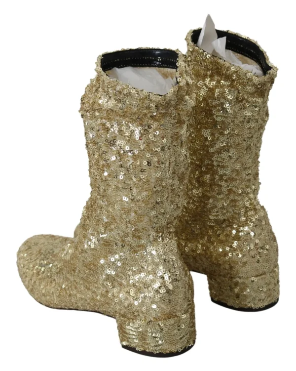 Dolce & Gabbana Women's Golden Elegance Ankle Boots