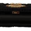 Dolce & Gabbana Women's Sumptuous Black Wool-Cashmere Shoulder Bag