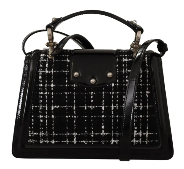 Dolce & Gabbana Women's Black Leather Medium AMORE Hand Shoulder Strap Bag
