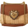 Dolce & Gabbana Women's Elegant Beige Devotion Shoulder Bag