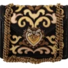 Dolce & Gabbana Women's Chic Devotion Gold & Black Shoulder Bag