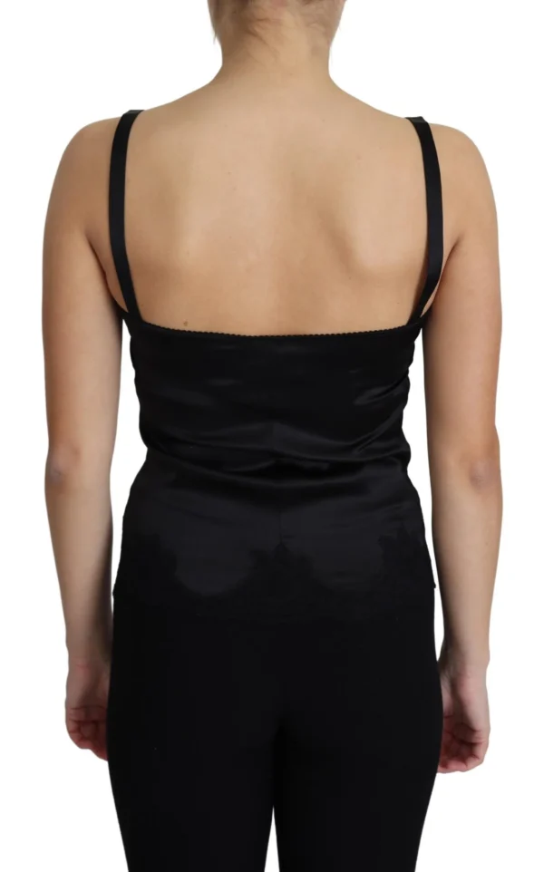 Dolce & Gabbana Women's Silk-Blend Satin Lace-Trimmed Camisole