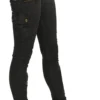 John Galliano Women's Chic Black Mid Waist Flared Jeans