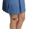 Dolce & Gabbana Women's Elegant Blue High Waist Skirt
