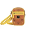 MCM Women's Mini Signature Visetos Diamond Leather Crossbody Belt Handbag Purse Bag