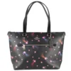 COACH Women's Disco Star Print Crossgrain Leather Gallery Shoulder Tote Handbag