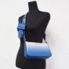 Michael Kors Jet Set Electric Blue Gradient Crossbody Tech Attachment Bag Purse