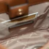 Michael Kors Women's Briley Small Luggage Signature Canvas Messenger Crossbody Handbag