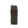 Michael Kors Women's Jet Set Large East West Brown Gold PVC Zip Chain Crossbody Bag