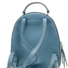 COACH Women's Jordyn Varsity Stripe Indigo Crossgrain Leather Backpack Bookbag