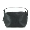 Tory Burch Women's Thea Small Black Pebbled Leather Slouchy Shoulder Handbag