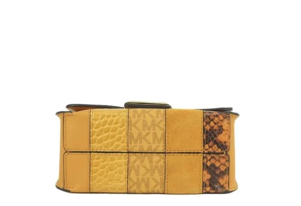 Michael Kors Women's Sonia Small Marigold Square Shoulder Crossbody Bag