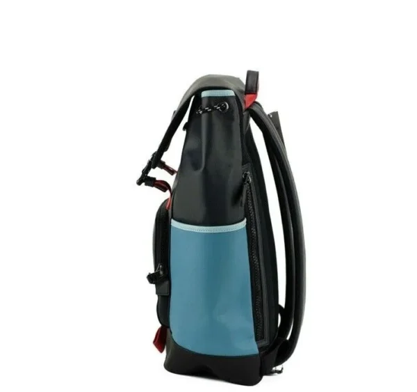 COACH Women's Large Midnight Colorblock Smooth Leather Track Backpack Book Bag