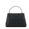 Tory Burch Women's Britten Small Black Pebbled Leather Satchel Crossbody Bag