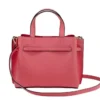 Michael Kors Women's Emilia Small Grapefruit Pebbled Leather Satchel Crossbody Handbag