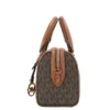 Michael Kors Women's Travel XS Brown Signature Leather Duffle Crossbody Handbag Purse