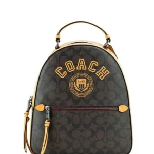 Versace Women's Medusa Small Dark Green Calf Leather Sling Pack Backpack Bookbag Bag