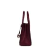 Michael Kors Women's Mercer Medium Mulberry Leather Messenger Crossbody Handbag Purse