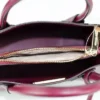 Michael Kors Women's Mercer Medium Mulberry Leather Messenger Crossbody Handbag Purse