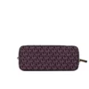Michael Kors Women's Jet Set Medium Bordeaux Signature PVC X Cross Dome Crossbody Bag