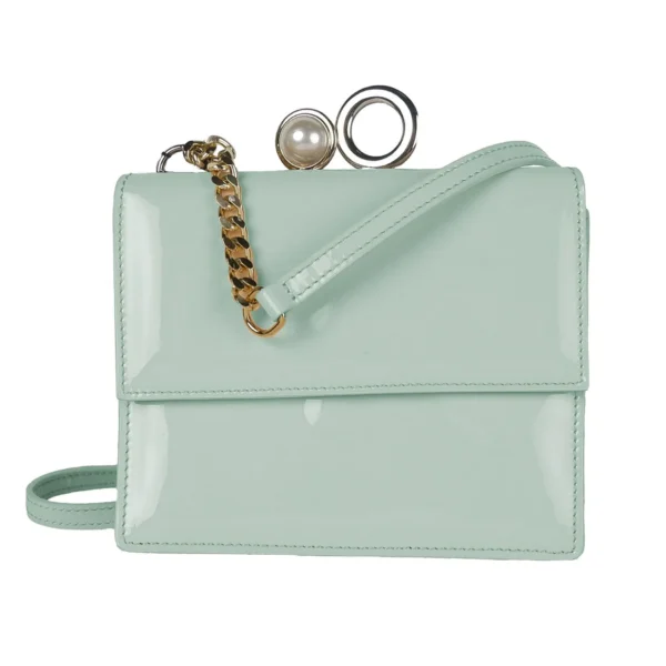 Blumarine Women's Elegant Mint Green Small Shoulder Bag