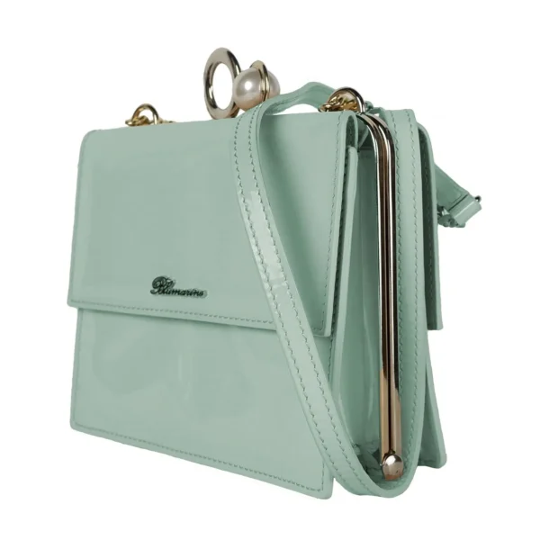 Blumarine Women's Elegant Mint Green Small Shoulder Bag