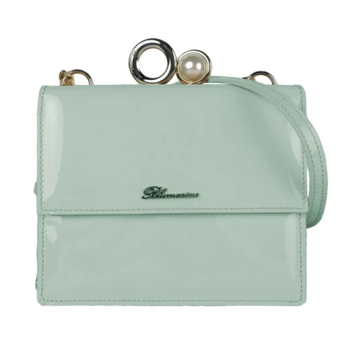 Blumarine Women's Elegant Mint Green Small Shoulder Bag