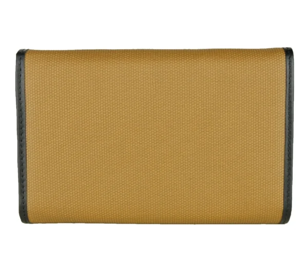 La Martina Women's Chic Taupe Brown Purse with Leather Accents