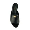 Dolce & Gabbana Women's Chic Calfskin Wedge Sandals in Timeless Black