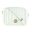 Baldinini Women's Chic White Calfskin Crossbody Bag