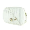 Baldinini Women's Chic White Calfskin Crossbody Bag