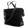 Plein Sport Women's Glossy Black Designer Shopping Bag