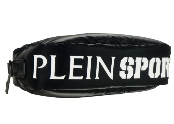 Plein Sport Women's Sleek Black Crossbody Bag with Iconic Logo
