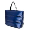 Plein Sport Women's Glossy Blue Athleisure Shopper Tote