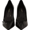 Dolce & Gabbana Women's Elegant Black Leather High Heels Pumps