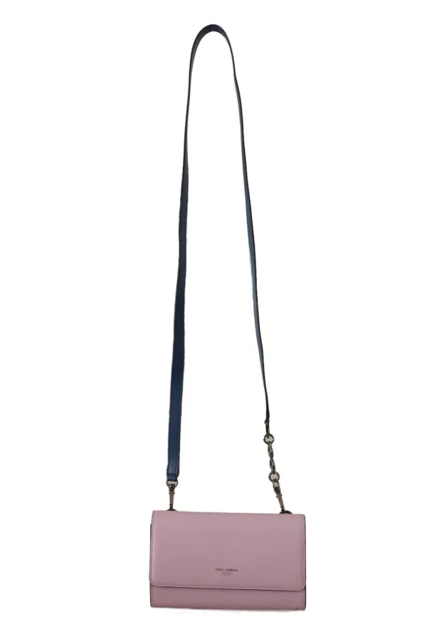 Dolce & Gabbana Women's Elegant Pink Leather Bifold Wallet