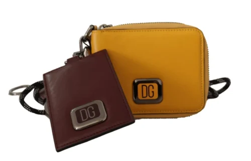 Dolce & Gabbana Women's Elegant Leather Bifold Wallet with Card Holder