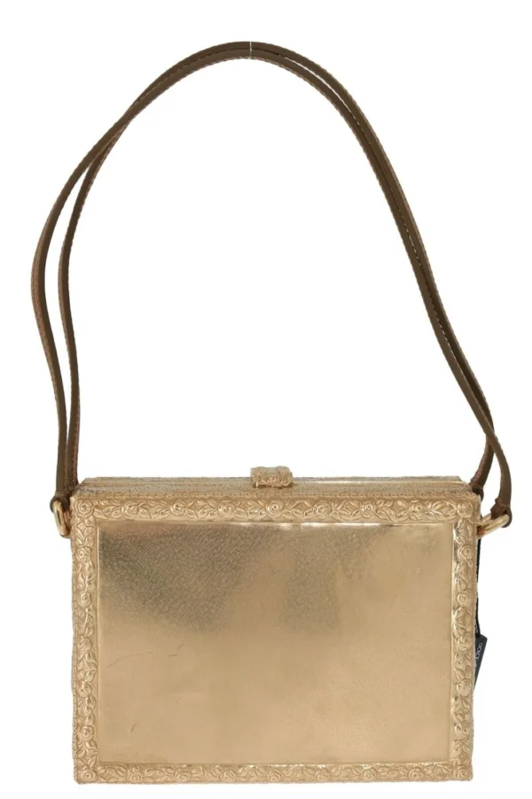 Dolce & Gabbana Women's Elegant Gold Evening Party Clutch