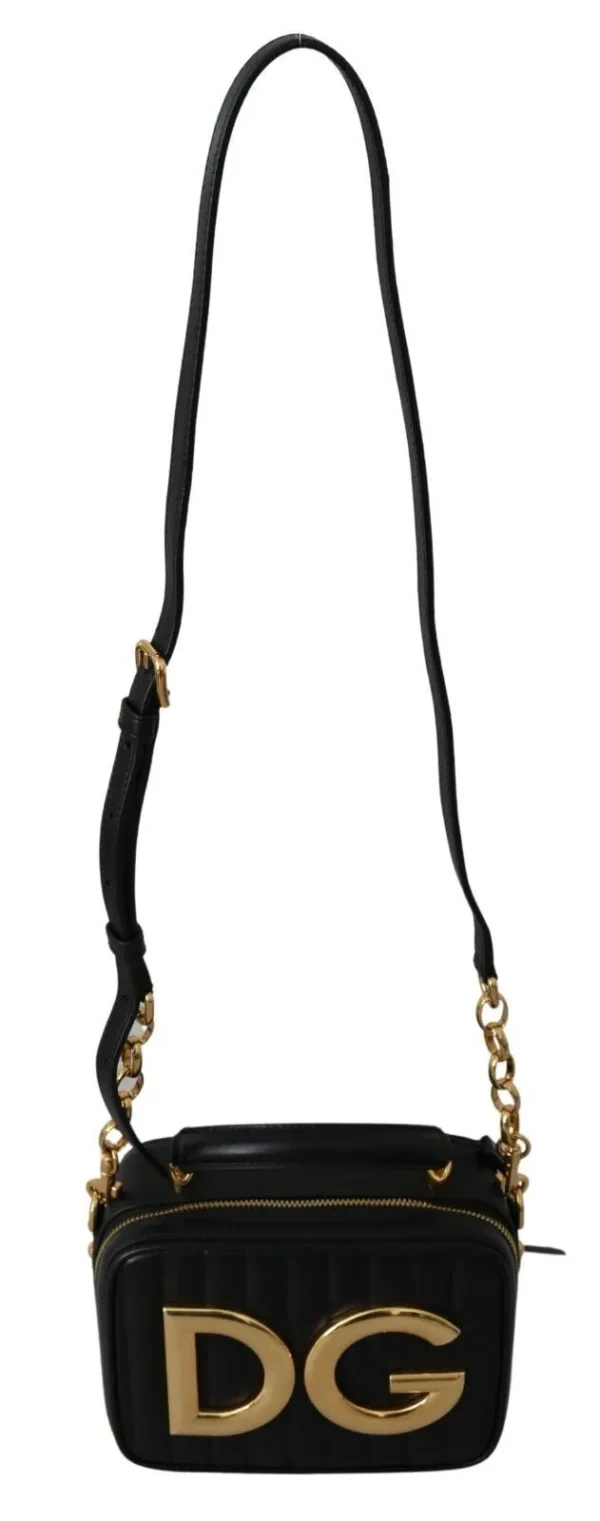 Dolce & Gabbana Women's Exquisite Black Embellished Shoulder Bag